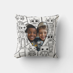 Almofada Cushion de Fotografias de Entrada de Robô
