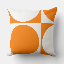 Almofada Cushion de Sofá Quadrado, Quadrados Laranja