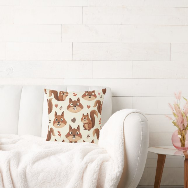 Almofada Cushion de Travesseiro de esquilo (Sofá)