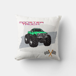 Almofada Cushion de Truck Square de Monstro Verde