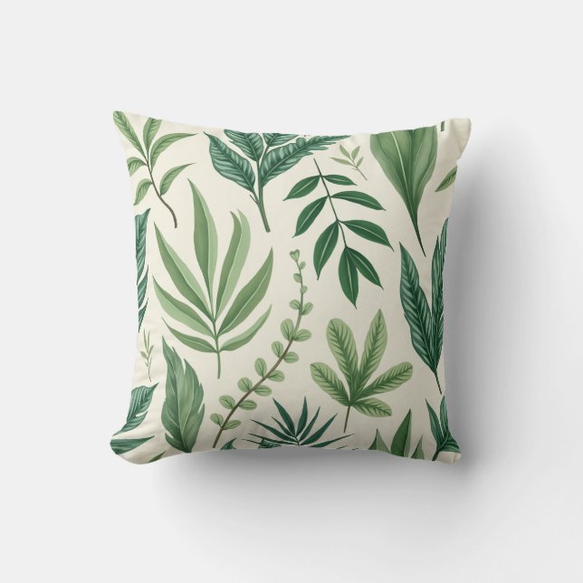 Almofada Cushion Decorativo Verdant Retreat (Frente)