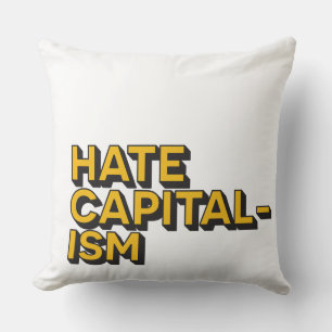 Almofada Cushion do Capitalismo de Ódio