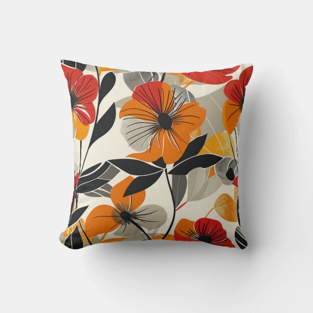 Almofada Cushion Floral Vibrante (Frente)