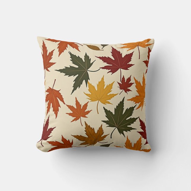 Almofada Cushion Folha de Autumn Maple (Frente)