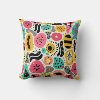Almofada Cushion Funky 80s Memphis Pattern