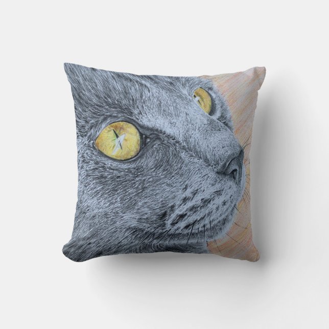 Almofada Cushion - Gato Selvagem (Frente)