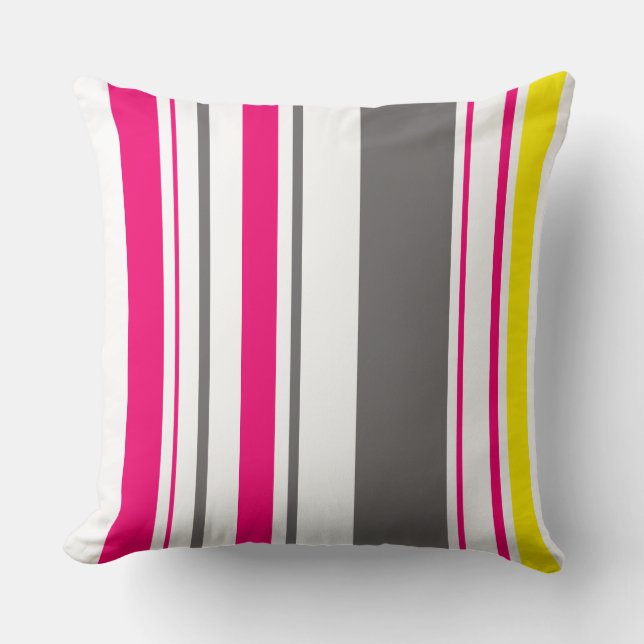 Almofada Cushion Grande - Stripes de Hut de Praia (Frente)