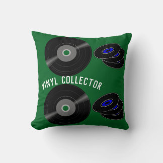 Almofada Cushion Green Vinyl Record