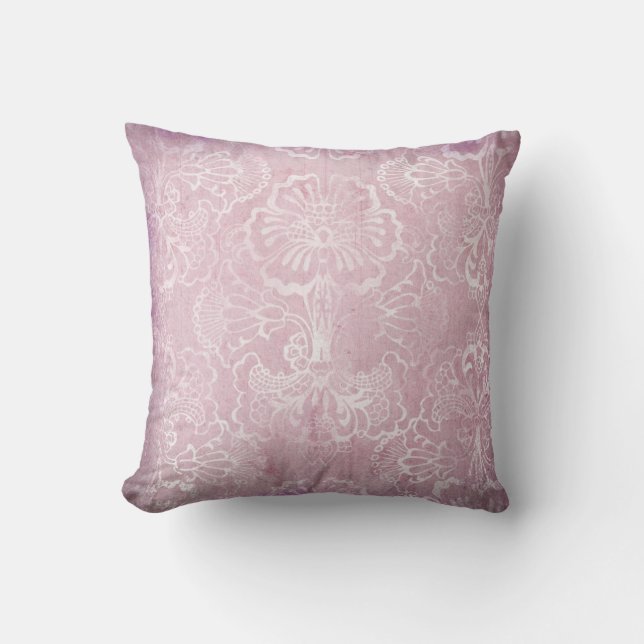 Almofada Cushion Lace Rosa (Frente)
