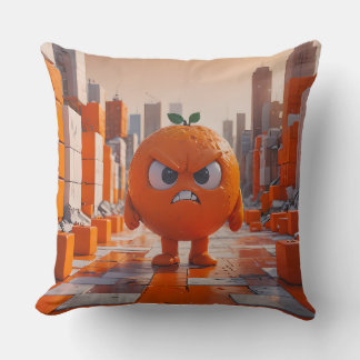 Almofada Cushion Laranja Quadrado Fresco