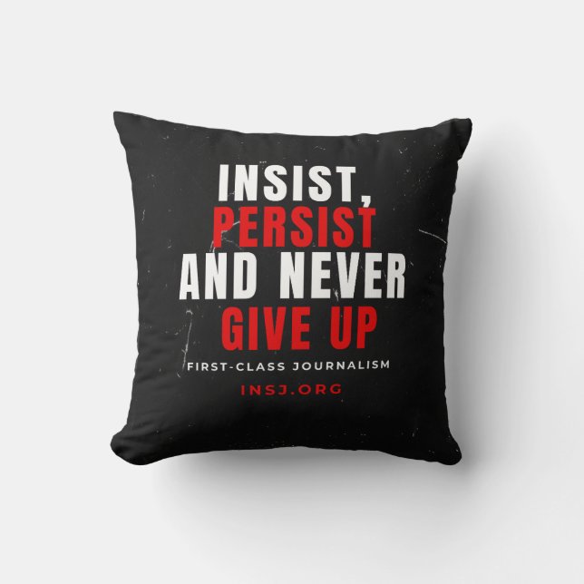 Almofada Cushion - Never stop (Frente)