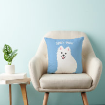 Cushion Personalizável de Cães Spitz Seat Japonês