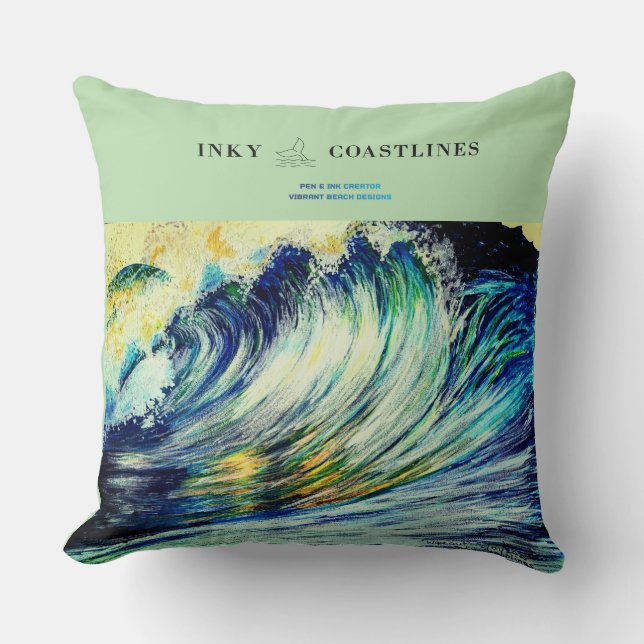 Almofada Cushion Quadrado de Assinatura (Frente)