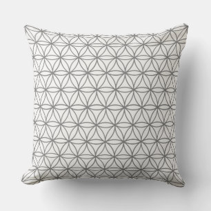 Almofada Cushion quadrado, Gráfico de Flor de Lotus em Cin