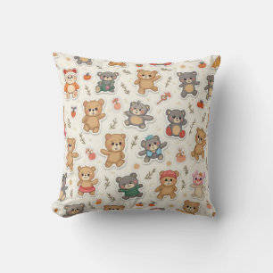 Almofada Cushion que expressa um urso fofo