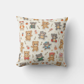 Almofada Cushion que expressa um urso fofo