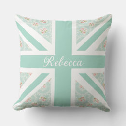 Almofada Cushion Rosa do Jardim do Union Jack British