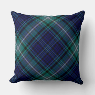 Almofada Cushions - Tartan azul e verde