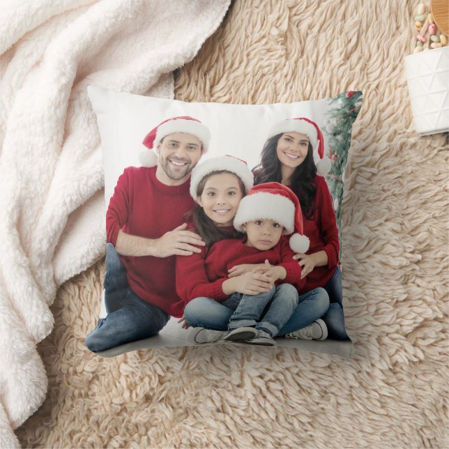 Almofada Custom Double Sided Family Photo (Cobertor)