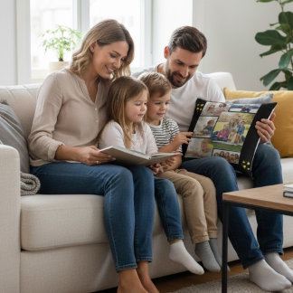 Almofada Custom Family Memories Cushion Cover