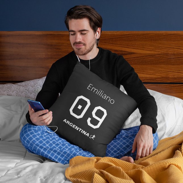 Almofada Custom Monochromatic Argentinian National Team  (Criador carregado)