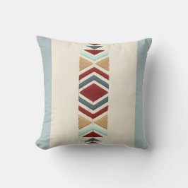 Almofada Custom Moroccan Geometric Embroidery Pattern Art