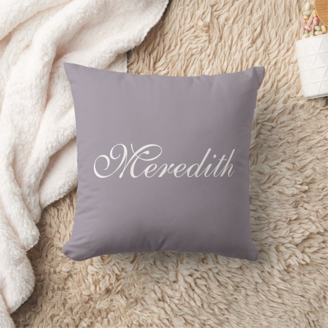 Almofada Custom Name Luxury Throw Pillow (Cobertor)