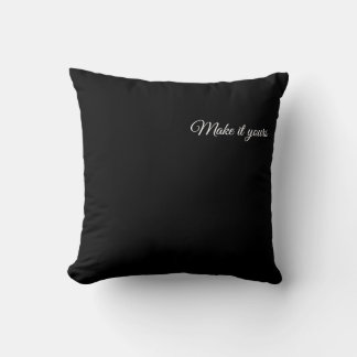 Almofada Custom Name Throw Pillow – Geometric Gradient Desi