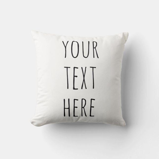 Almofada Custom Rae Dunn Text Pillow | Personalized Gifts  (Frente)