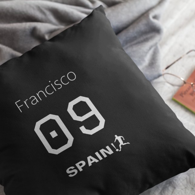 Almofada Custom Spain National Soccer Professional Mono (Criador carregado)