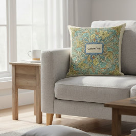 Almofada Custom Text Zentangle Mandala Pillow