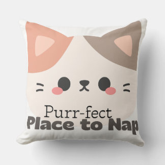 Almofada Customizable Perfect Place to Nap Cat