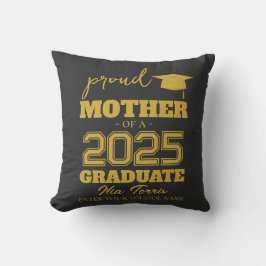 Almofada Customized proud mother of a graduate 2025