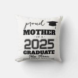 Almofada Customized proud mother of a graduate 2025