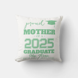 Almofada Customized proud mother of a graduate 2025