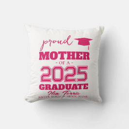 Almofada Customized proud mother of a graduate 2025