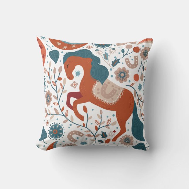 Almofada Cuta de Cavalo Escandinavo (Frente)