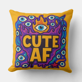 Almofada Cute AF Throw Pillow