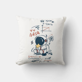 Almofada Cute Astronaut Space Cartoon Throw Pillow