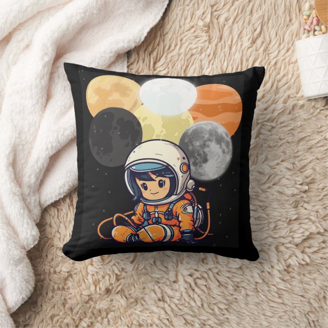 Almofada Cute Astronaut Space Pillow (Cobertor)