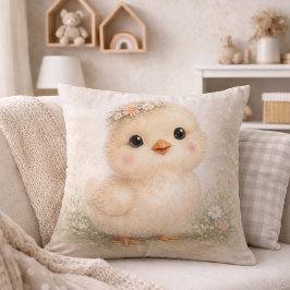Almofada Cute Baby Chick Neutral Kids Room