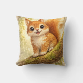 Almofada Cute Baby Squirrel Kawaii Woodland Animal Nursery
