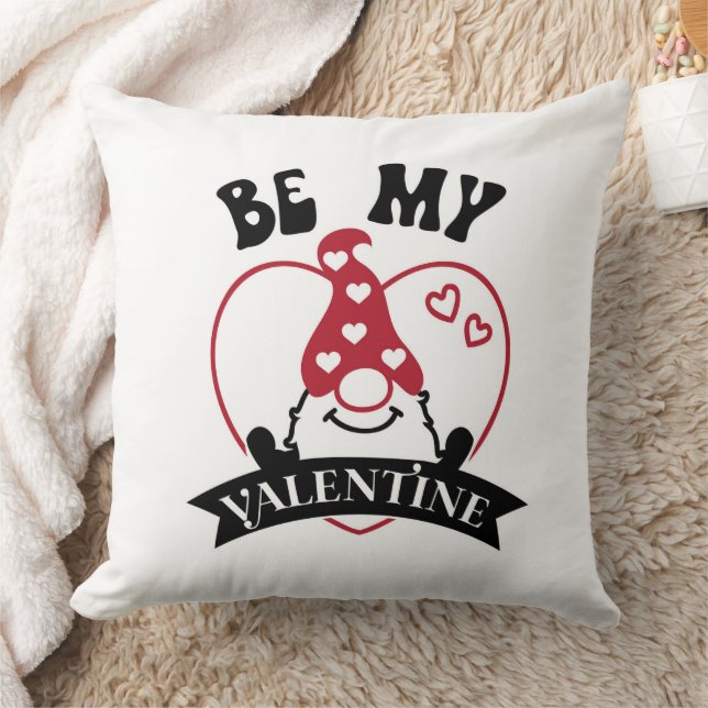 Almofada Cute Be My Valentine Gnome (Cobertor)