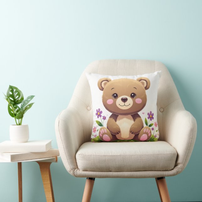 Almofada Cute Bear – Pillow for Loving Kids: Smiling Bear (Cadeira)