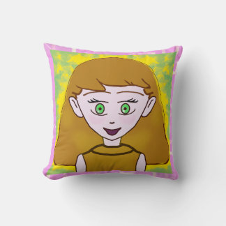 Almofada Cute Bowtie Teddy bear and Merry Throw Pillow