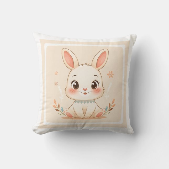 Almofada Cute Bunny Cartoon Cushion (Frente)