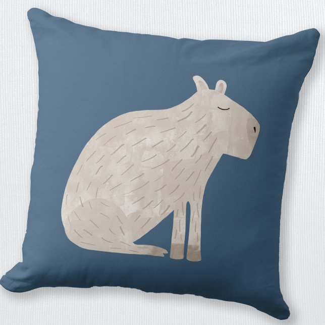 Almofada Cute Capybara (Fun Capybara pillow for animal lovers)