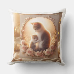 Almofada Cute Cat Mom – Presente do Dia das Mães