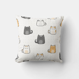 Almofada Cute Cats Pillow – Adorable Cat Home Decor