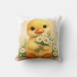 Almofada Cute Chick Flower Pillow Kawaii Easter Nursery Dec